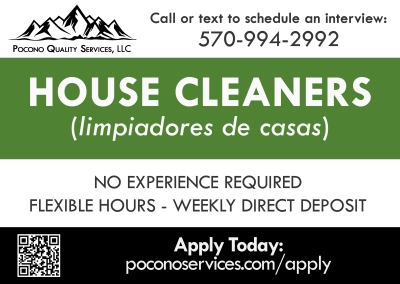 Hiring: House Cleaners