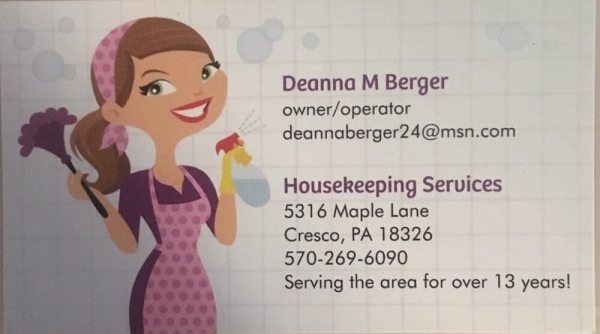 Housekeeping Services By Deanna