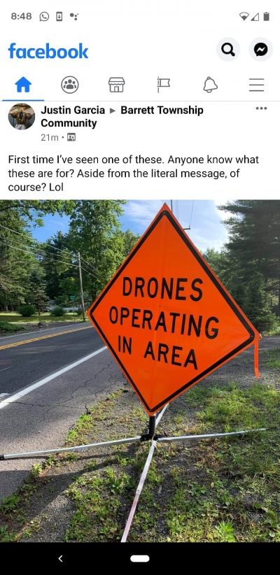 Drones in use