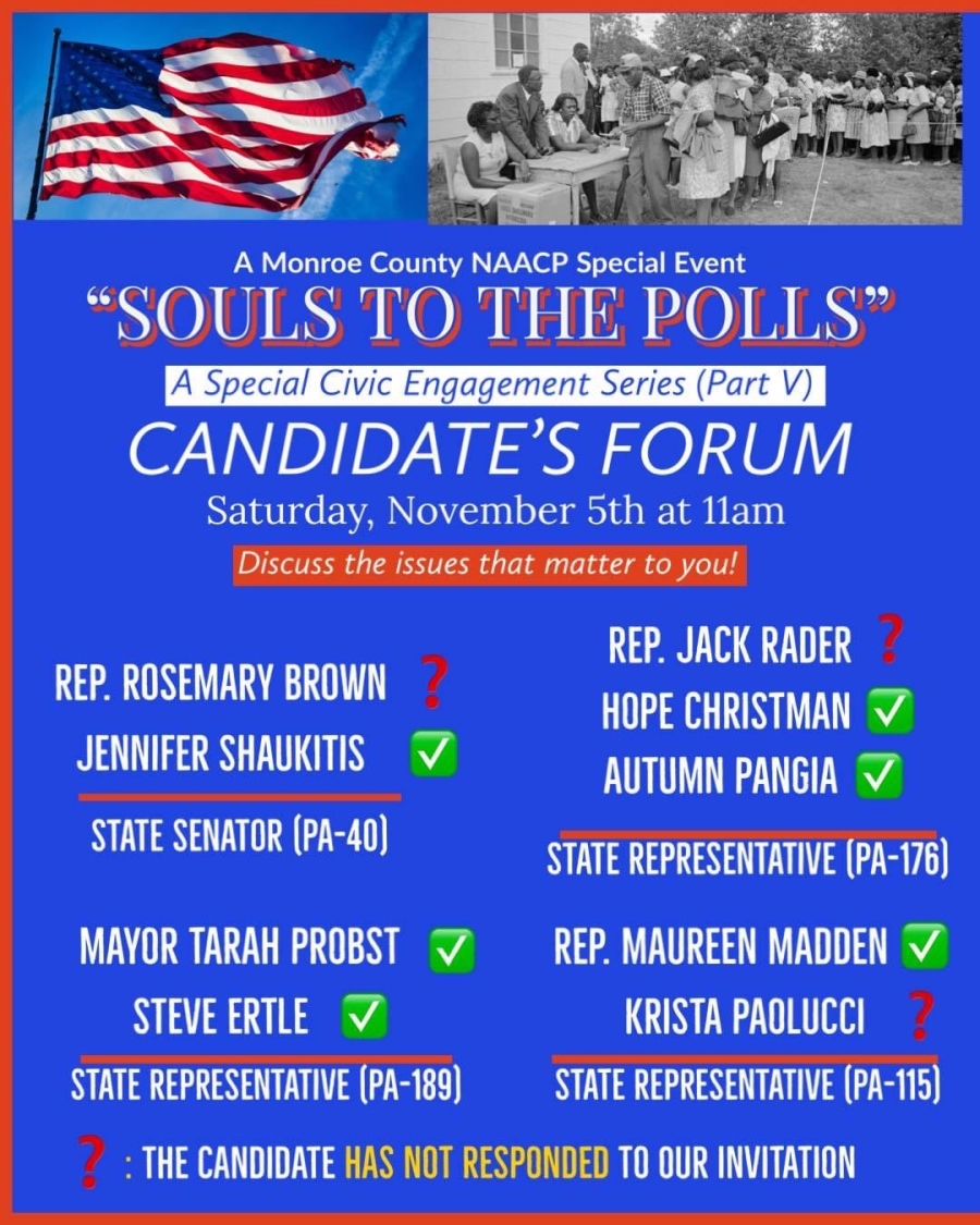 Monroe County Candidates Forum (November 5, 2022) Barrett Township, PA