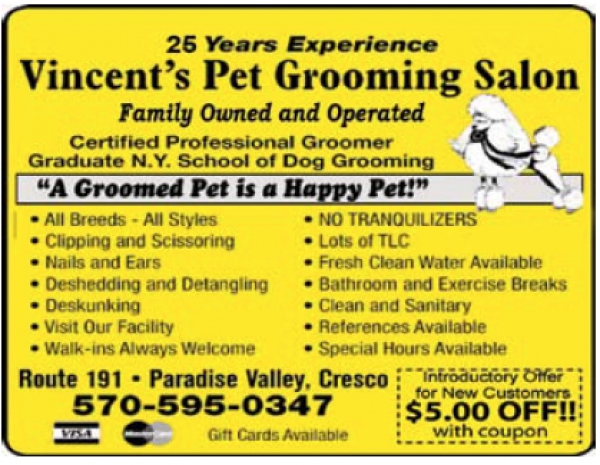 Vincent&#039;s Dog Grooming Salon