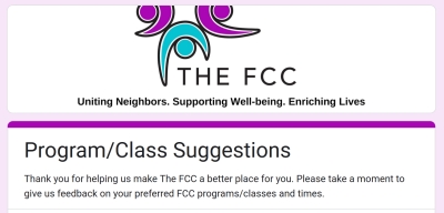 Survey: FCC Programs, New Space at BARC