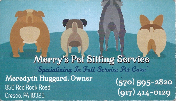 Merry&#039;s Pet Sitting Service
