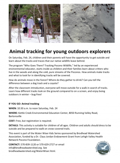 Animal tracking for young outdoors explorers